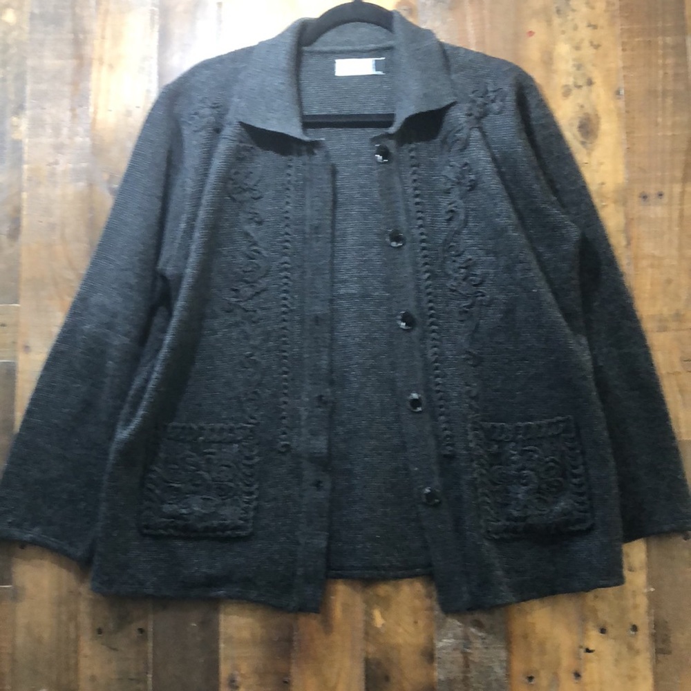 Jon & Anna Embroidered Bohemian Cardigan Sweater - Picture 8 of 9